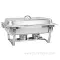 Rectangular Stainless Steel Chafing Dish Container